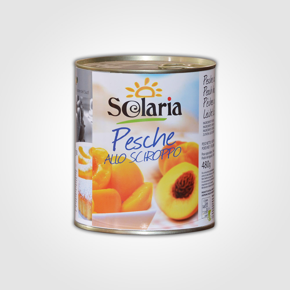 Solaria Pesche allo sciroppo 800g