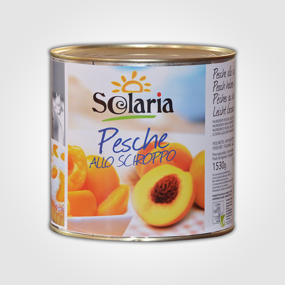 Solaria Pesche allo sciroppo 2550g