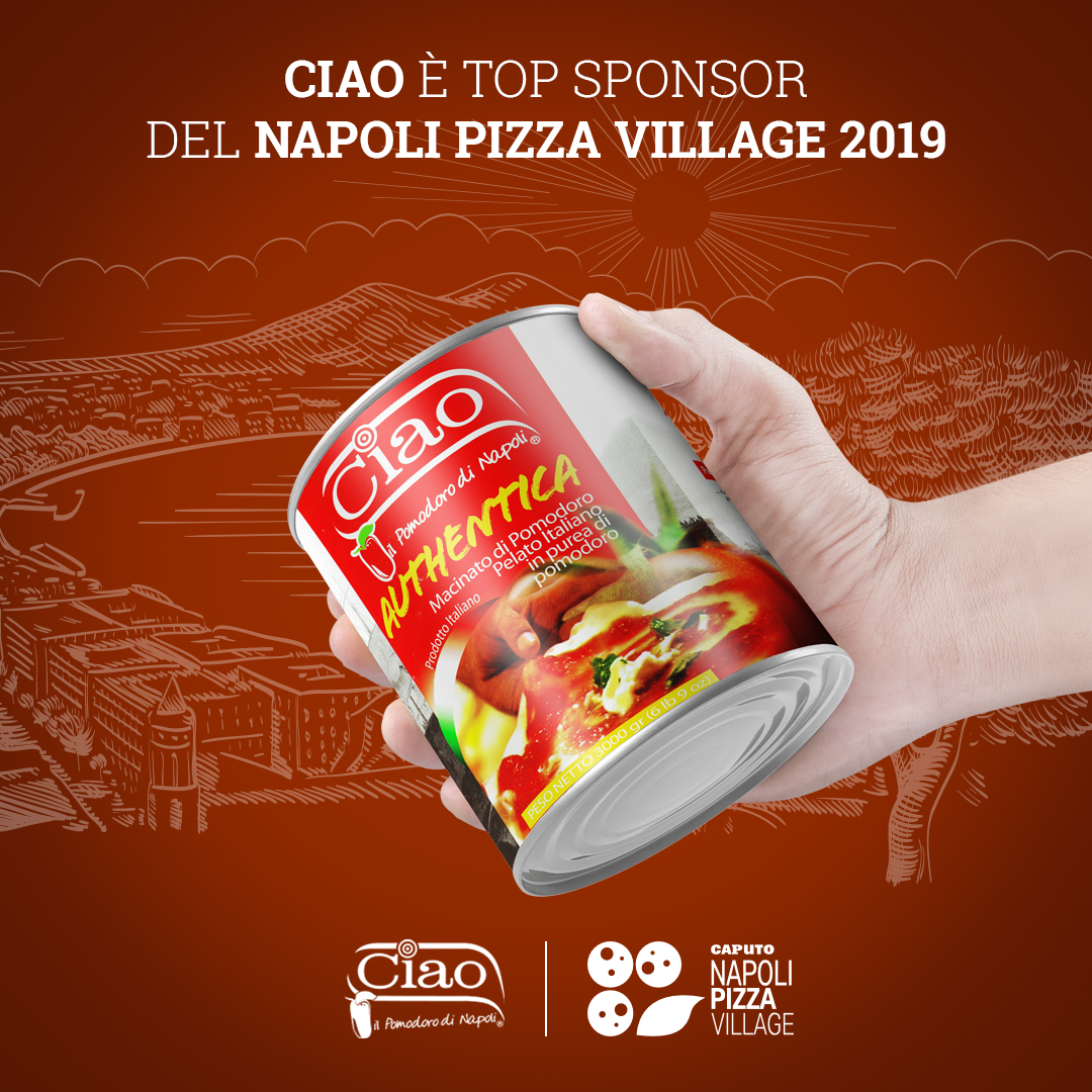 Ciao si prepara al Napoli Pizza Village 2019