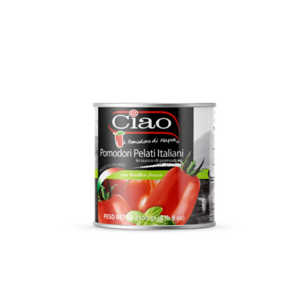 Ciao Pomodori Pelati con basilico 2500g