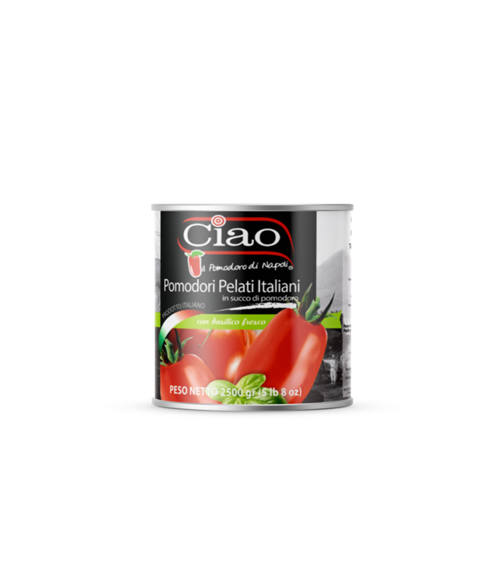 Ciao Pomodori Pelati con basilico 2500g